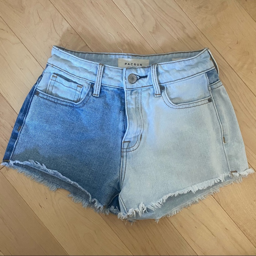 Pacsun Multi Toned Denim Shorts 🦋